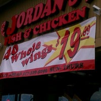 Photo taken at Jordan&amp;#39;s Fish &amp;amp; Chicken by K J. on 9/5/2011