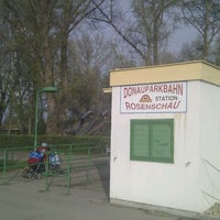 Photo taken at Donauparkbahn Station Rosenschau by SMR on 4/7/2011