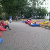 Photo taken at Сквер у 9-й гимназии by Nikita U. on 7/21/2012