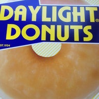 Photo taken at Daylight Donuts by Donna D. on 3/15/2012