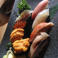 Photo taken at Toshi Sushi by christine on 11/25/2011