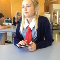 Photo taken at Christchurch Girls&amp;#39; High School by Claudia L. on 3/26/2012