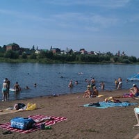 Photo taken at Сосновое (Ломоносовское) озеро by Aigul B. on 7/13/2012