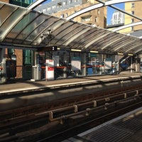 Photo taken at Crossharbour DLR Station by Sean W. on 1/27/2012