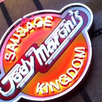 Photo taken at Jody Maroni&amp;#39;s Sausage Kingdom by Roy E. on 9/5/2012
