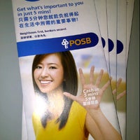 Photo taken at POSB Eunos Station Branch by Angel C. on 11/17/2011