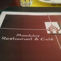 Photo taken at Mandalay Restaurant &amp; Cafe by Cameron A. on 6/28/2012