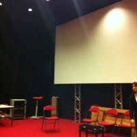 Photo taken at Salle Jean Renoir - ESRA Paris by Stef K. on 11/7/2011