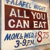 Photo taken at Hungry Pocket Falafel House by Thomas M. on 3/1/2012