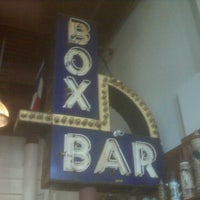 Photo taken at The Box Bar &amp;amp; Grill by Russ H. on 3/28/2011