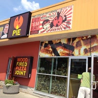 Photo taken at Pie Wood Fired Pizza Joint by Tanya M. on 7/14/2012
