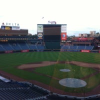 Photo taken at Turner Field Press Box by Alexia C. on 9/12/2012