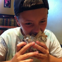 Photo taken at Moe&amp;#39;s Southwest Grill by Leslie R. on 8/3/2012