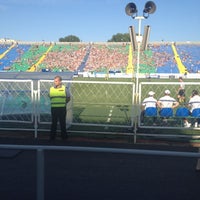 Photo taken at Стадион «Металлург» (второе поле) by Leilton on 8/5/2012