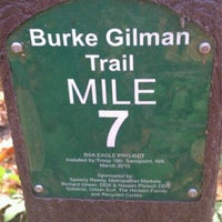 Photo taken at Burke Gilman Trail Mile Marker 7 by K!K on 11/8/2011