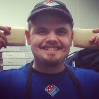 Photo taken at Domino&amp;#39;s Pizza by Joanna A. on 4/23/2012