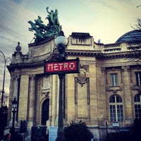 Photo taken at Métro Champs-Élysées – Clemenceau [1,13] by Jefferson C. on 2/24/2012