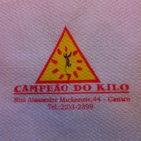 Photo taken at Campeão do Kilo by Mariana L. on 5/11/2012