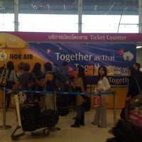 Photo taken at Nok Air (DD) Check-In by Gift G. on 1/2/2012