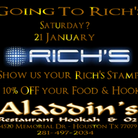 Photo taken at Rich&amp;#39;s Night Club by Aladdin G. on 1/21/2012