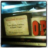 Photo taken at Leo&amp;#39;s Taco Truck by Sal E. on 4/6/2012