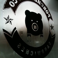 Photo taken at Porchetta &amp;amp; Co. by Bev W. on 1/15/2011