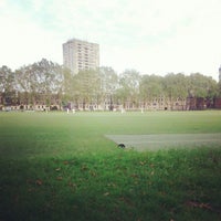 Photo taken at Vincent Square Playing Fields by Arne H. on 6/20/2012
