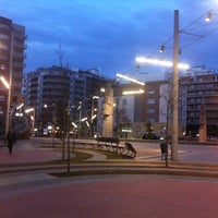 Photo taken at Plaça Ricard Vinyes by Xavier R. on 3/2/2012