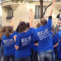 Photo taken at ECS Paris by Marie K. on 1/9/2012