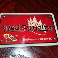 Photo taken at Red Robin Gourmet Burgers and Brews by Renee V. on 3/8/2012