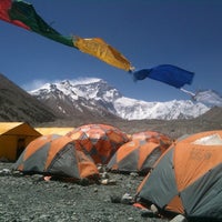 Photo taken at Mt. Everest North Basecamp by Mark H. on 5/1/2012