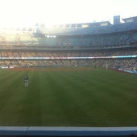 Photo taken at Eating A Dodger Dog by Andrew B. on 5/31/2012