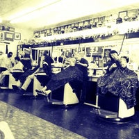 Photo taken at Thomas&amp;#39; Barber Shop by Todd S. on 6/24/2011