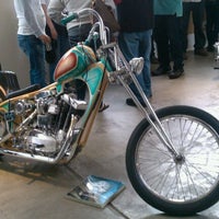Photo taken at Brooklyn Invitational Custom Motorcycle Show by Rich Wolf R. on 9/17/2011