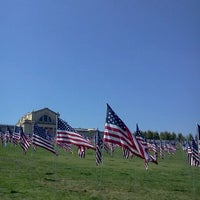 Photo taken at Art Hill 9/11 Memorial by Marjorie S. on 9/12/2011