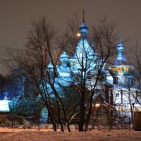 Photo taken at Храм Св. Вмч. Георгия Победоносца в Коптево by Nataly V. on 1/19/2012