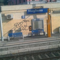 Photo taken at Stazione Magliana by Stefano D. on 9/24/2011
