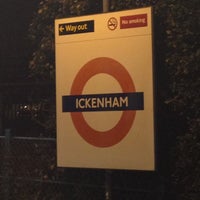 Photo taken at Ickenham London Underground Station by Christine on 11/26/2011