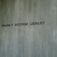 Photo taken at Ekstrom Library by tata h. on 10/25/2011
