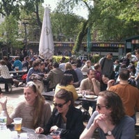 Photo taken at Bohemian Hall &amp;amp; Beer Garden by Jonathan K. on 4/28/2012