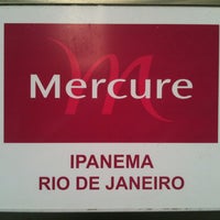 Photo taken at Mercure Rio de Janeiro Ipanema by Robert D. on 6/6/2012