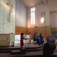 Photo taken at St. Genevieve Catholic Church by Jun G. on 6/26/2012