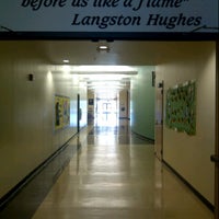 Photo taken at Langston Hughes Elementary School by Paloma P. on 8/27/2012
