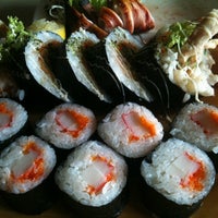 Photo taken at Sushi Monzta by Ellice T. on 7/1/2012