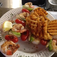 Photo taken at J. Spain&amp;#39;s Waffles &amp;amp; Wings by Krissy on 7/27/2012