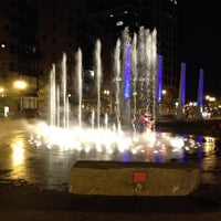 Photo taken at Fountain In Rose Kennedy Greenway by Timur Z. on 7/8/2012