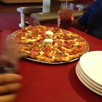Photo taken at Round Table Pizza by Sarah S. on 7/14/2012