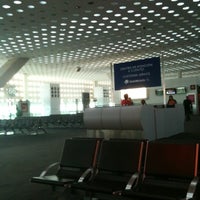 Photo taken at Aeropuerto Internacional cd mex by Carolina C. on 8/14/2012