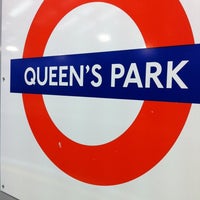 Photo taken at Queens Park London Underground Station by Vik S. on 4/3/2011