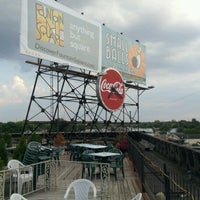 Photo taken at Fountain Square Rooftop Restaurant by Don K. on 8/8/2012